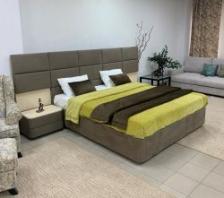 Спальня с мягким изголовьем Спальня с мягким изголовьем