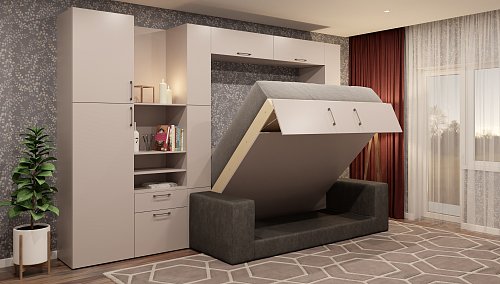 Шкаф-кровать вертикальная  38