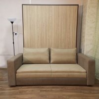Шкаф-кровать подростковая с диваном  47